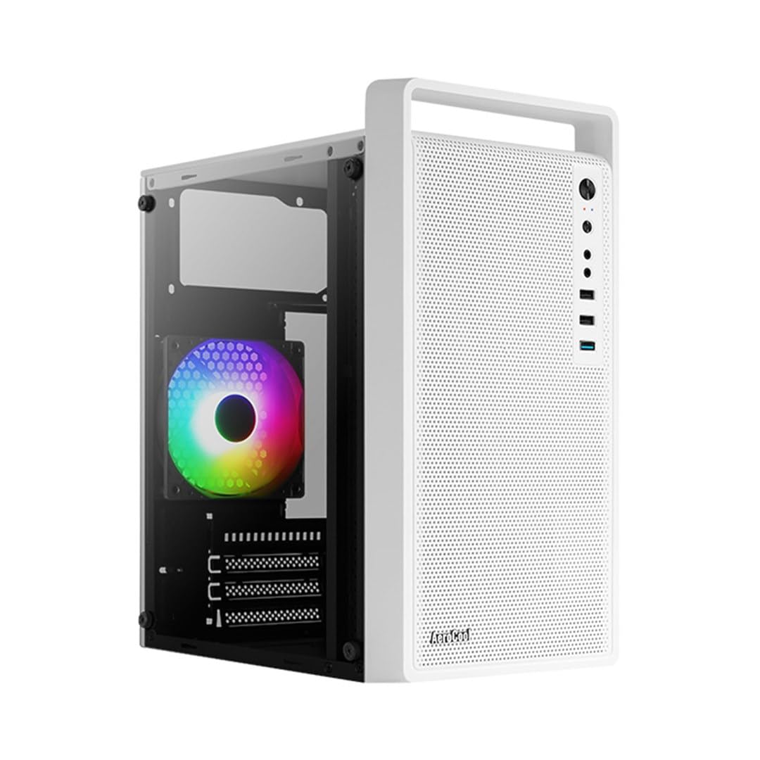 Gehäuse Aerocool PGS CS-109-G-WT-v1 FRGB Weiß