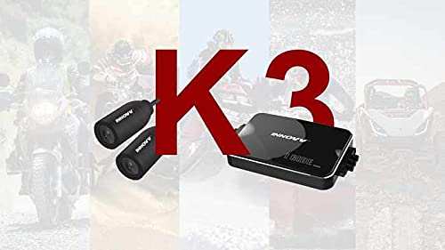INNOVV K3 2021 Edition Motorradkamera Dual Vorder- und Rückkamera Auto An Aus fest-installiert... Dash Cam Loop-Record