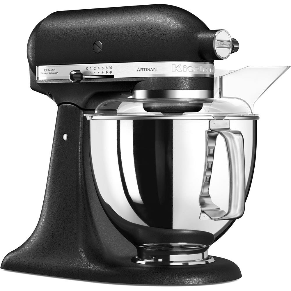 KitchenAid 5KSM175PSEOB Mixer Standmixer 300 W Schwarz  Edelstahl