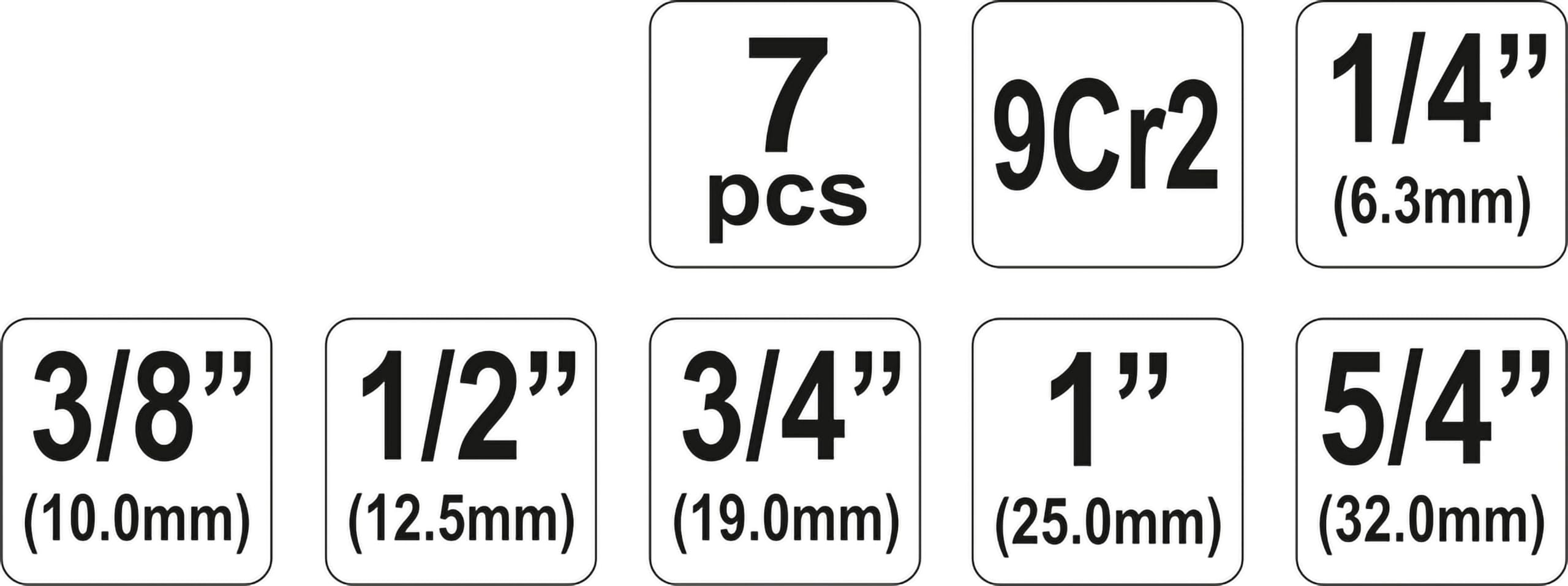 Yato YT-2900 Gewindewerkzeug Gewindeschneidwerkzeug-Set