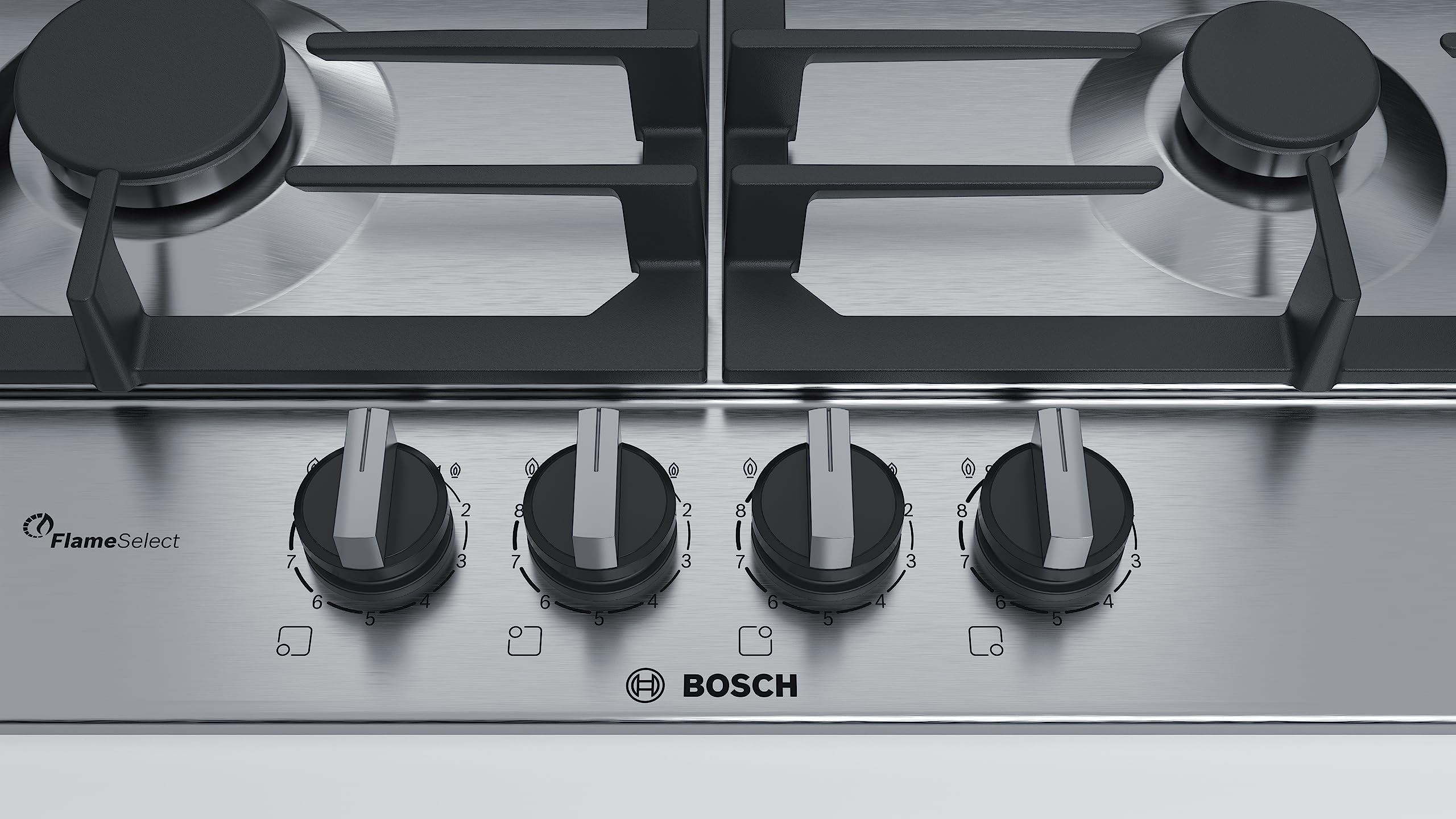 Platte Bosch PCP6A5B90 4 Felder silberne Farbe