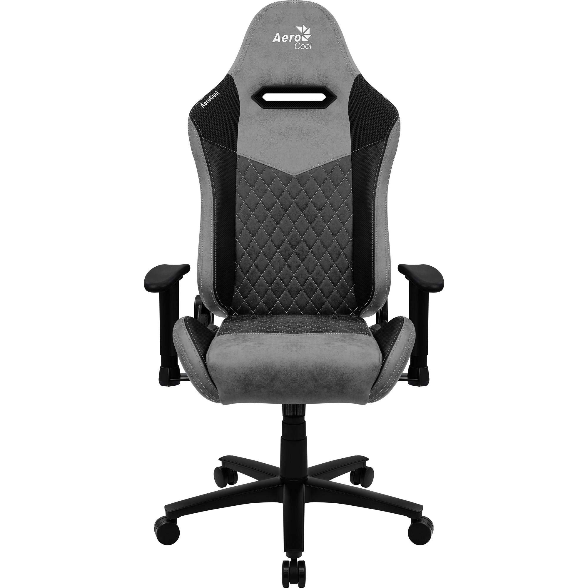 Aerocool DUKE AeroSuede Universal-Gamingstuhl Schwarz, Grau