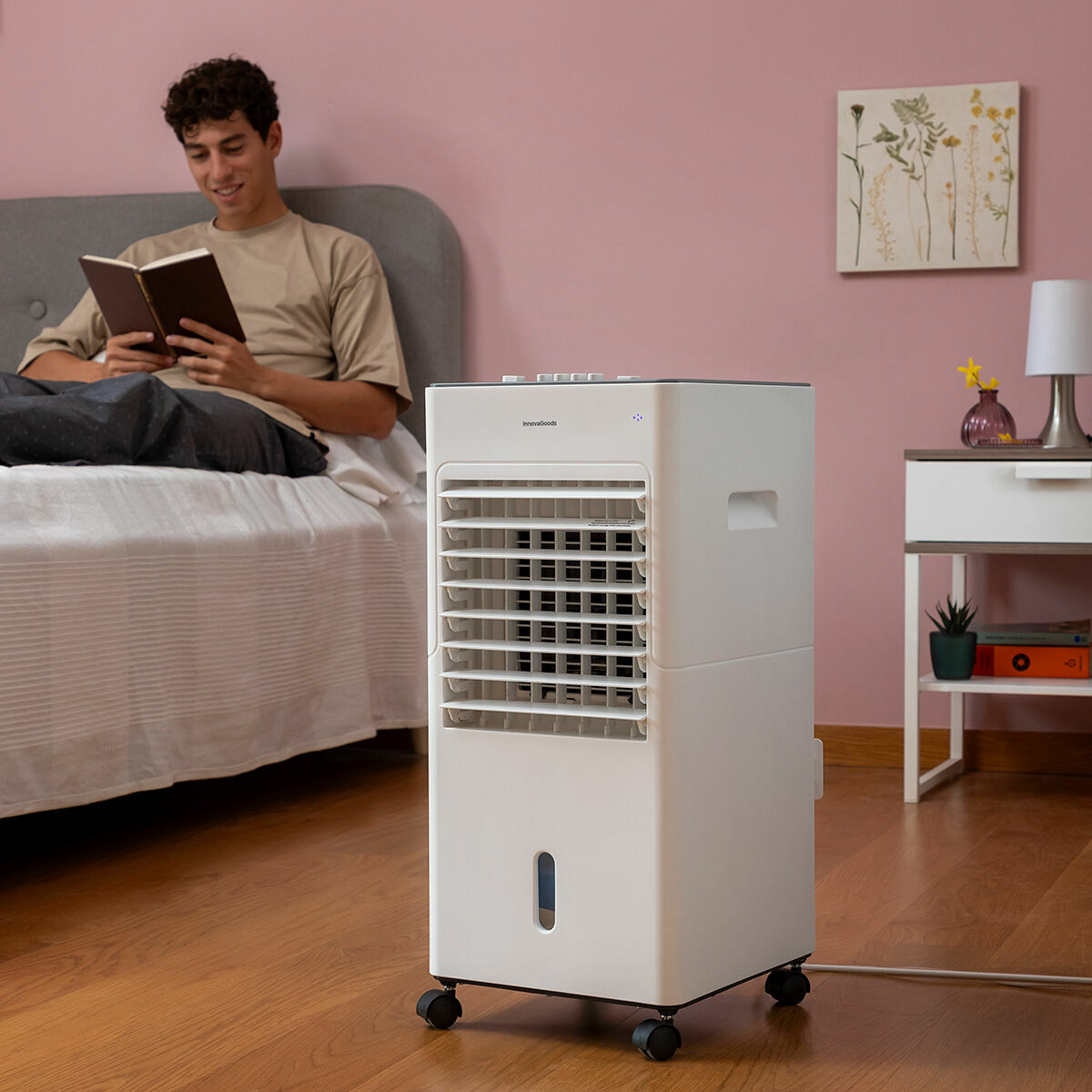 Multifunktionaler tragbarer Verdampfungskühler Airvecove InnovaGoods 65 W Weiß 5 L Neu A