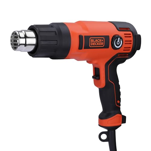 Black & Decker KX2200K-QS Heißluftpistole 720 l/min 645 °C 2000 W Schwarz  Orange