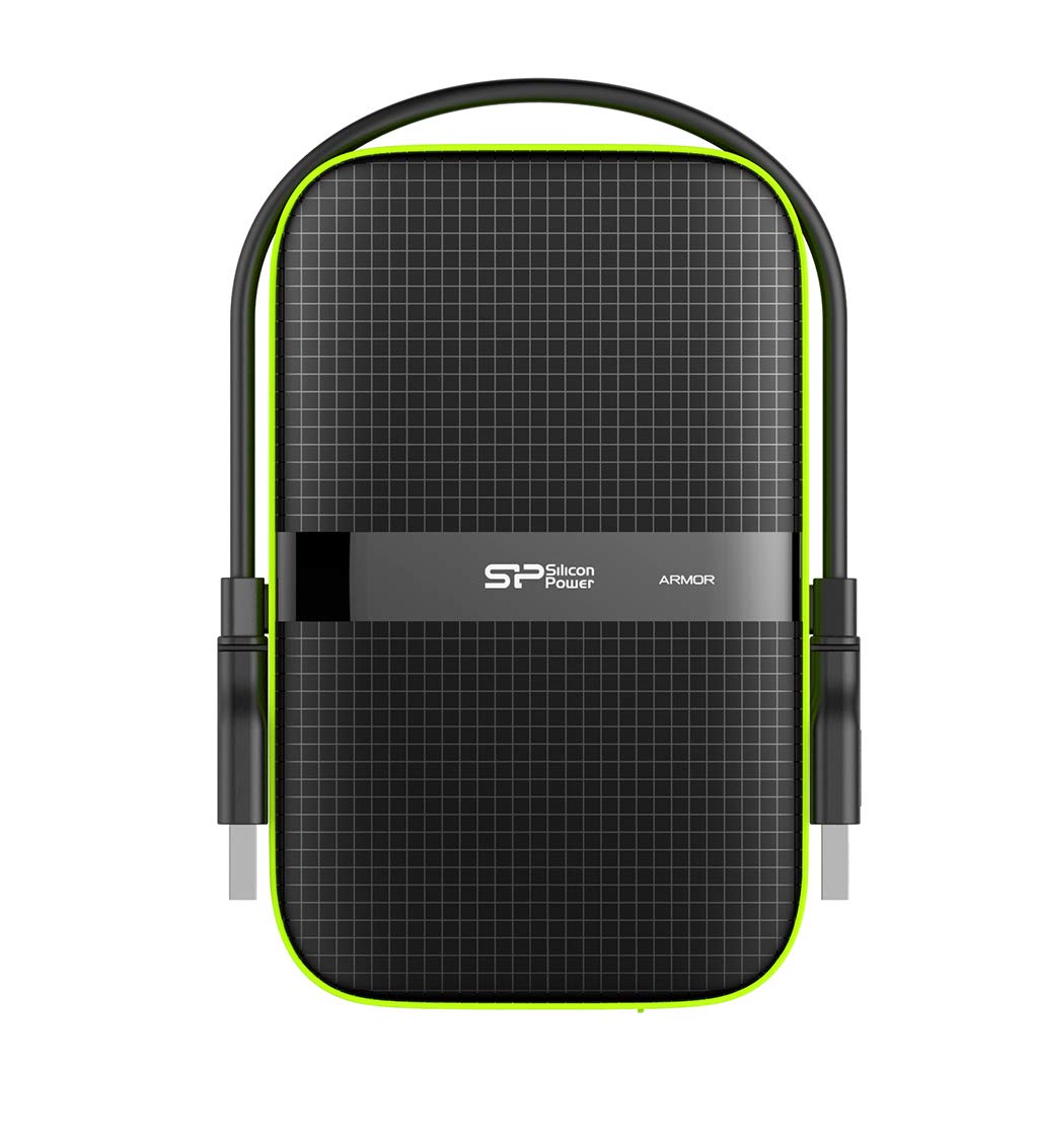 Silicon Power SP020TBPHDA60S3K externe Festplatte 2TB 6,4 cm 2,5 Zoll   USB 3.0 schwarz