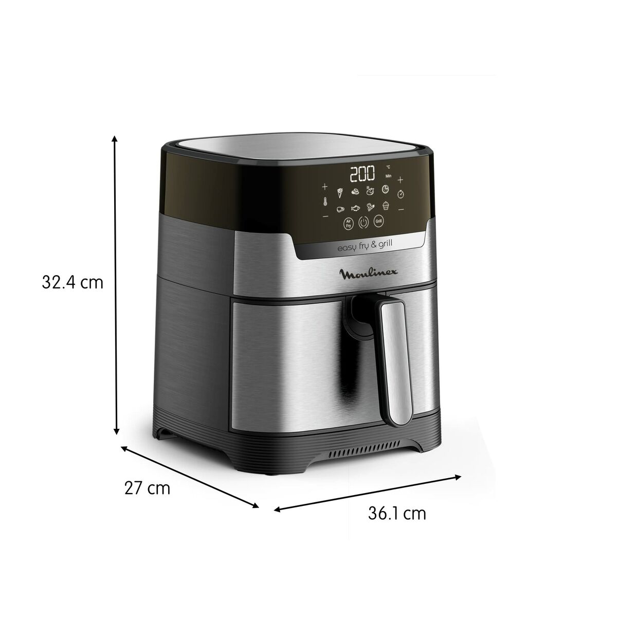 Heißluftfritteuse Moulinex EZ505D 1400 W Neu A