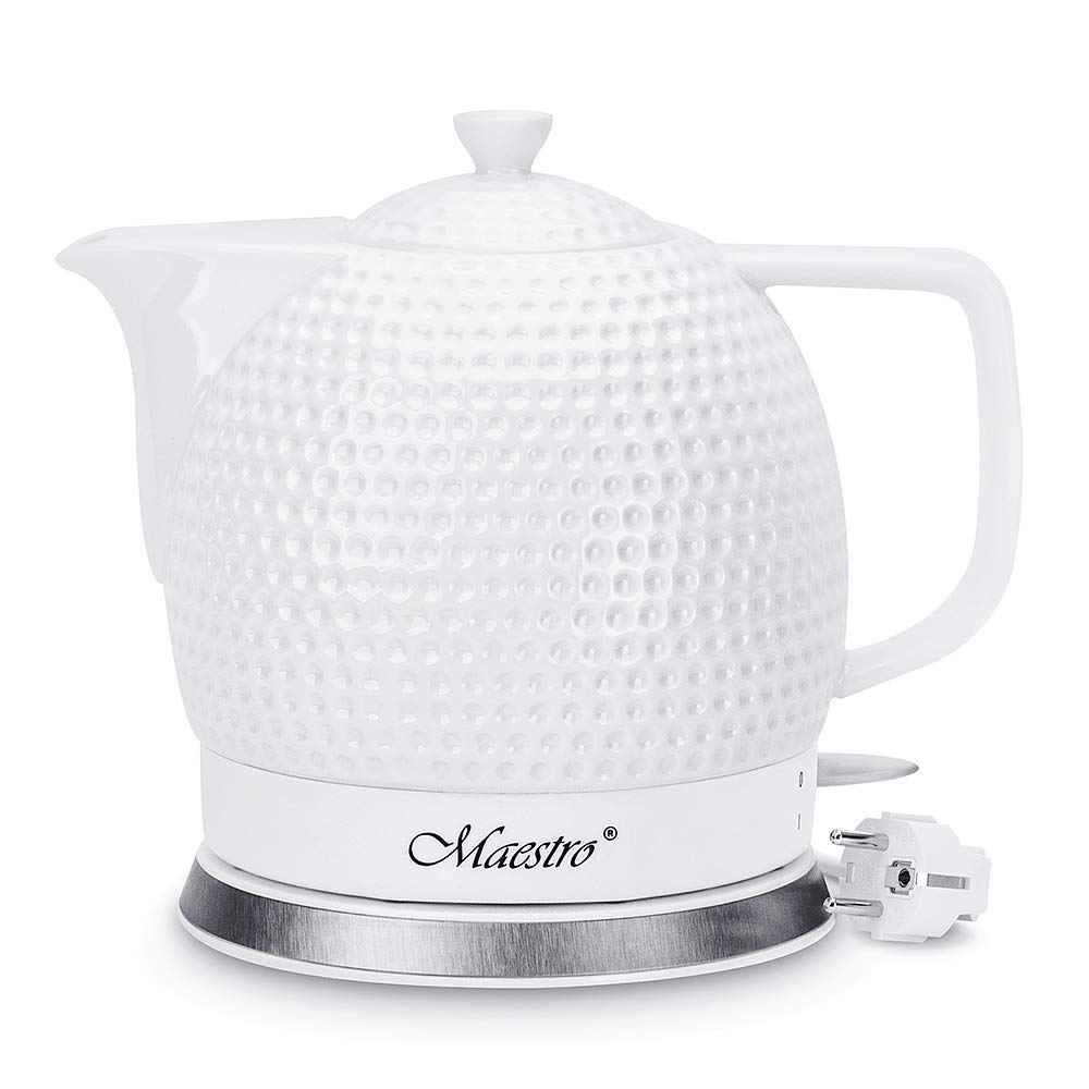 Feel-Maestro MR067 Wasserkocher 1 2 l Weiß 1200 W