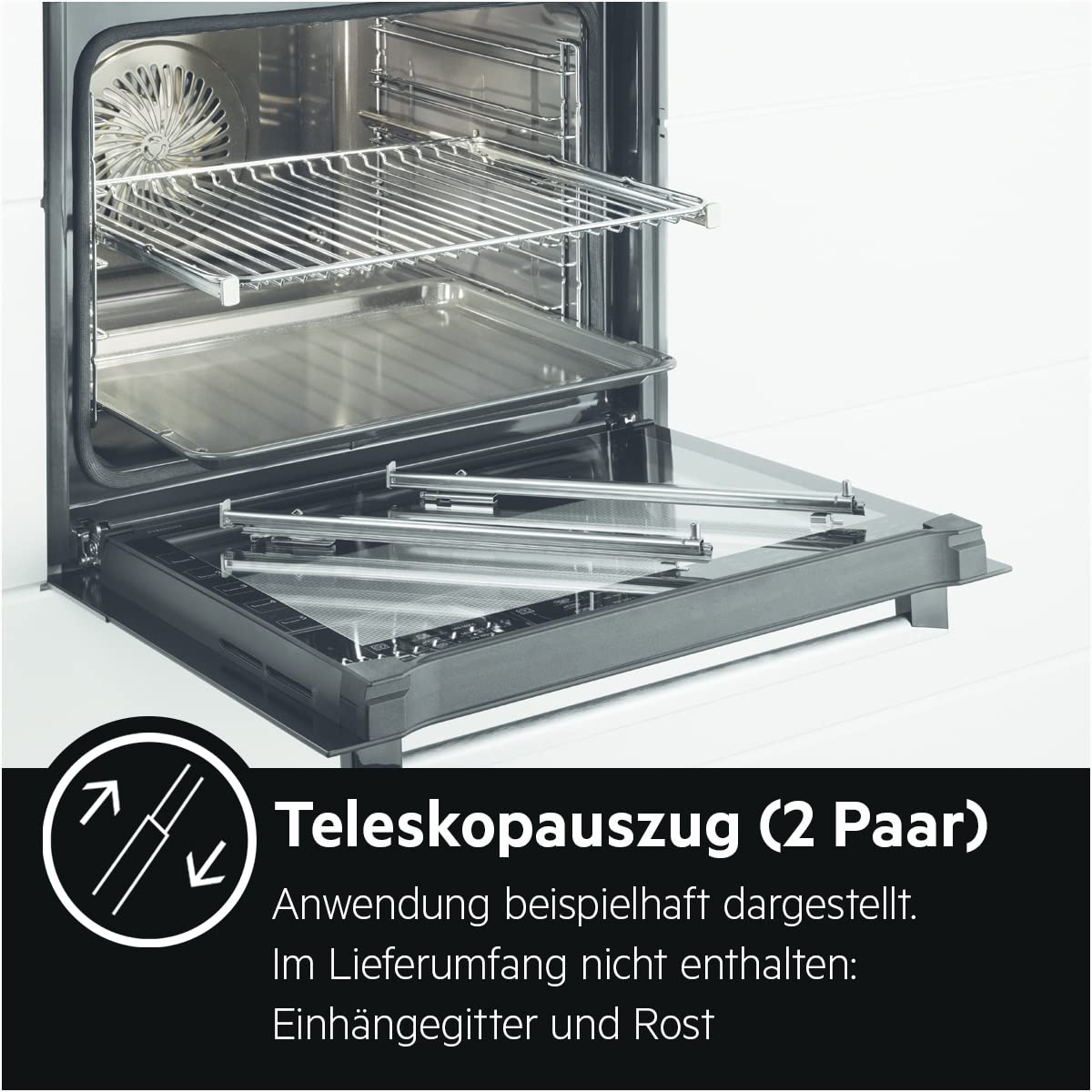 ELECTROLUX TR2LFV - Teleskop-Backofenschiebersatz  2 Ebenen