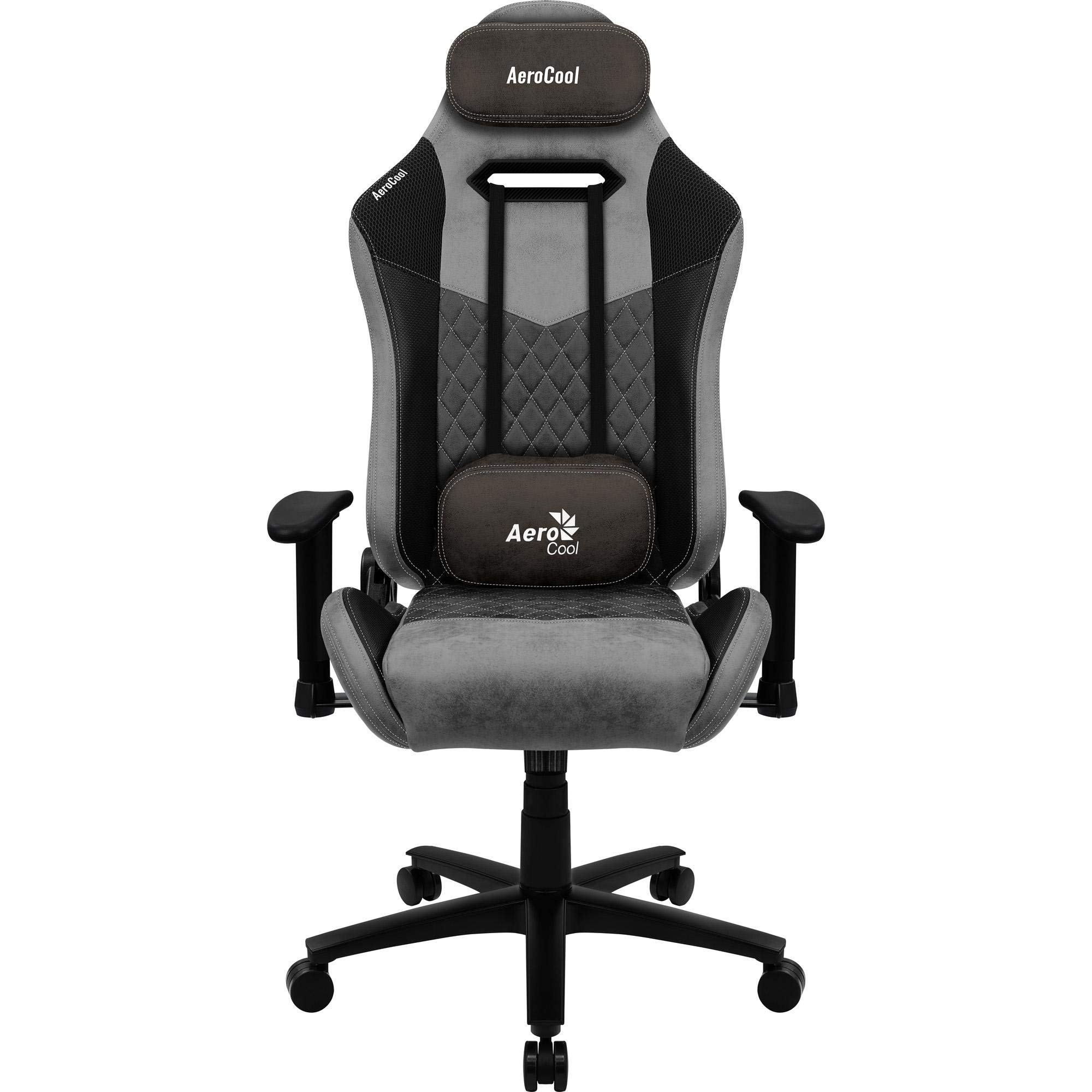 Aerocool DUKE AeroSuede Universal-Gamingstuhl Schwarz, Grau