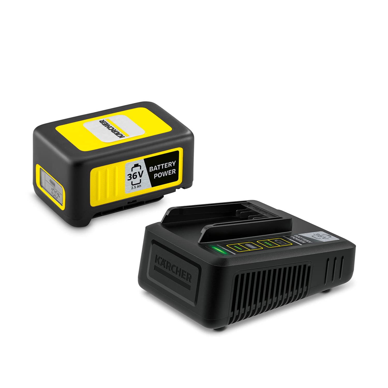 Kärcher 36V Starter Kit Battery Power 36 2,5 Ah Battery Power-Wechselakku 36V Schnellladegerät 25 36V