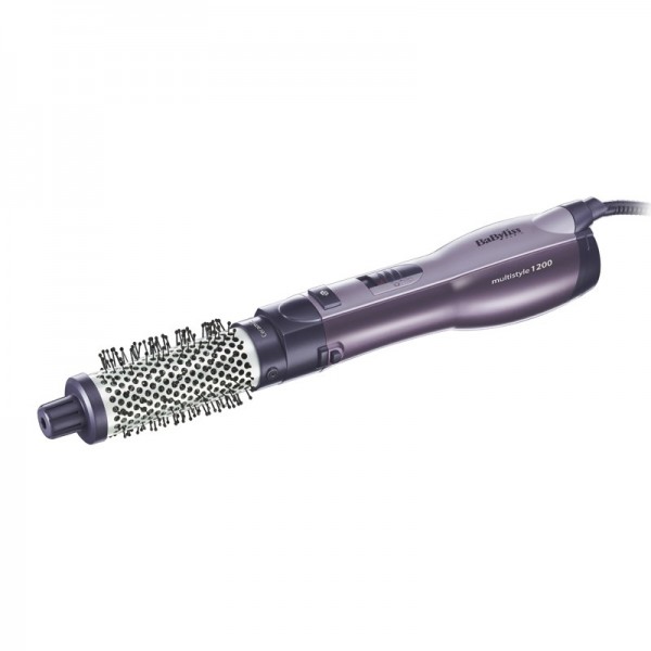Hot-air curling brush for hair Babyliss AS121E (violet color 1200W)