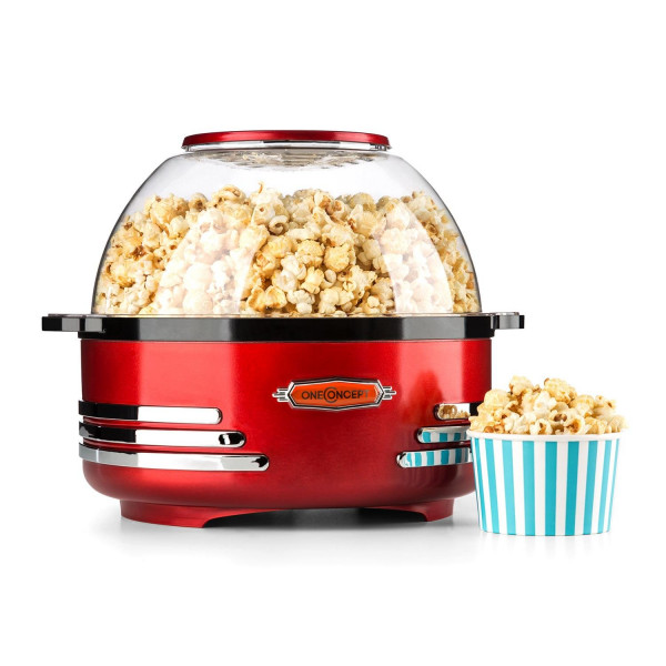 ONEconcept Couchpotato Popcornmaschine im stilvollen Retro Design
