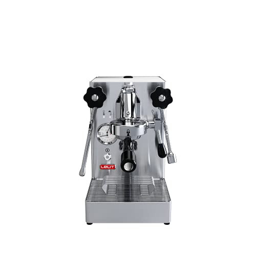 Lelit PL62X MaraX Professional Espressomaschine mit Gruppe E61 Edelstahl Acciaio Inox Satinato 1400