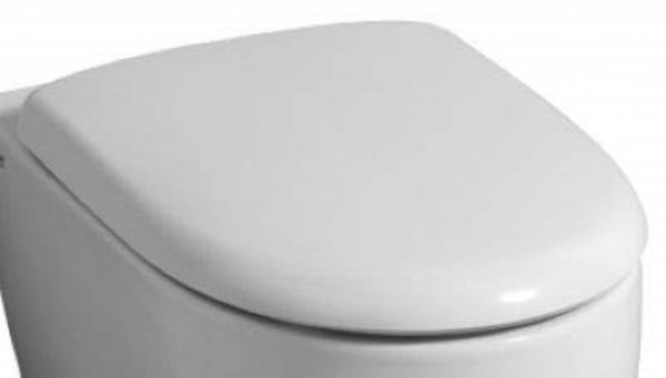 Keramag toilet seat 4U 574 410 000 white stainless steel hinges with Senkautomatik