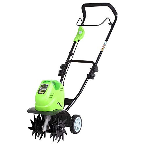 Greenworks battery Hoe G40TL Li-Ion 40V battery tiller 20cm with special hardened four choppers working depth working width 26cm without battery and charger