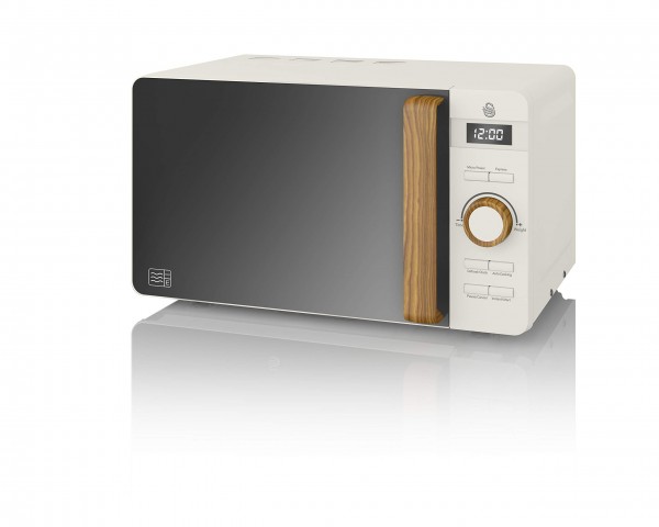 Küchenherd Mikrowelle Swan Nordic Digital Microwave SM22036WHTH (800W 20l weiße Farbe)