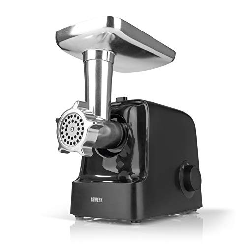 N8werk electric meat grinder in the Midnight Edition 5in1 max for meat. 2000 W