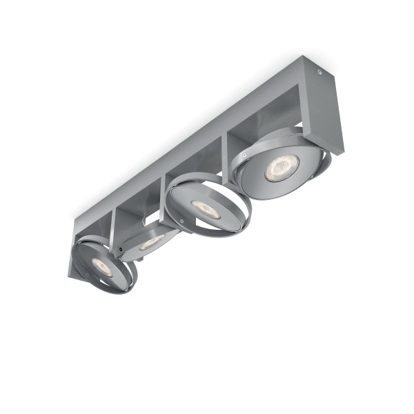 Philips myLiving Spot Particon Warmglow 4 flammig 5315448P0 500lm Aluminium