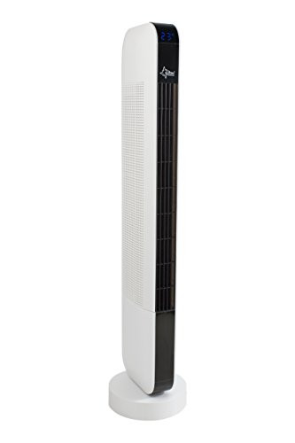 ventilatore della torre SUNTEC con telecomando ventilatore piedistallo bianco e nero temporizzatore