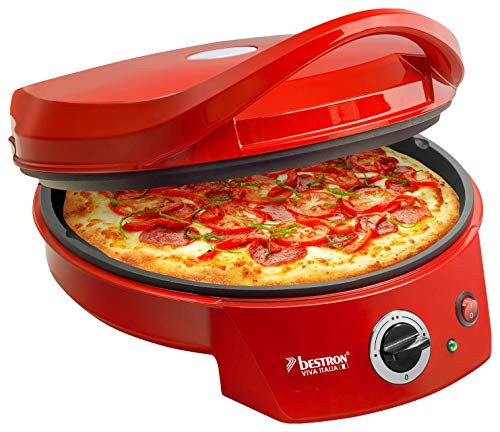 Bestron elektrische grill pizza-oven boven en onder warmte Viva Italia