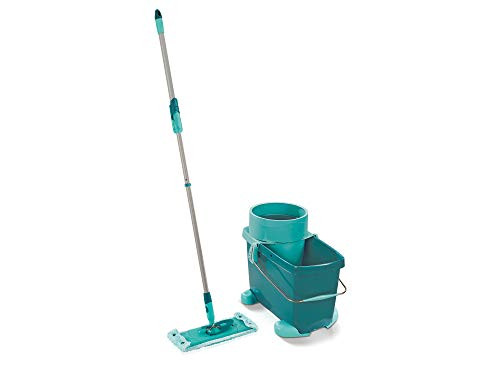 Leifheit Set Clean Twist M wipers with centrifugal technology mop for all-round cleaning incl. Trolley