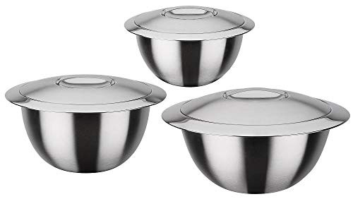 GSW 552,417 Servier thermal dish with lid Stainless Steel 6 pcs. set