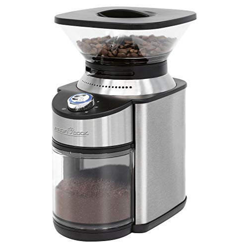 ProfiCook PC-EKM 1205 elektrisches Kaffeemahlwerk geeignet für z.B. Filter- oder Siebträger Handfilt