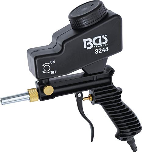 BGS 3244 5 mm carcasa ABS punta de acero aire comprimido pistola de chorro de arena