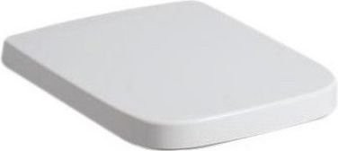 Siège de toilette Keramag Renova 1 Comprimo Nouveau lent blanc 572120-000