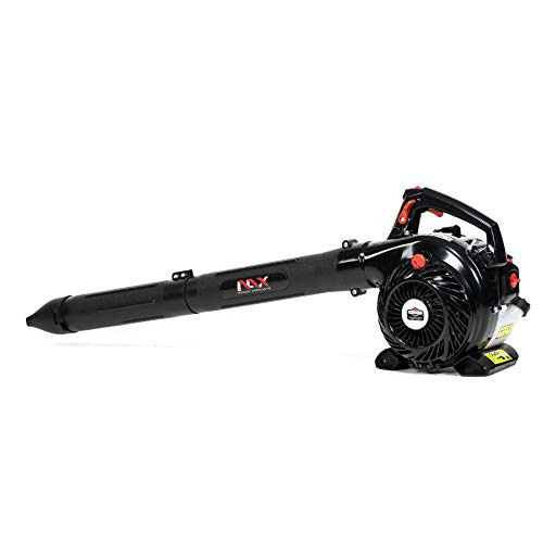 NAX POWER PRODUCTS 950V blower motor 25 cm3 0.75kW foliage bag 40l Briggs & Stratton Lizenzware petrol leaf vacuum blower function with Black