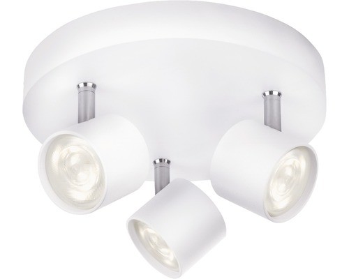 Philips LED plafonnier myLiving étoile 3x3W 500lm blanc chaud rond