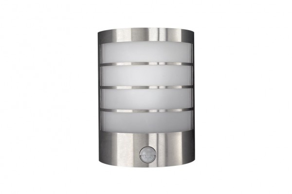 Massive by Philips energy-saving wall outdoor lamp Calgary 171744710 1x12W stainless steel