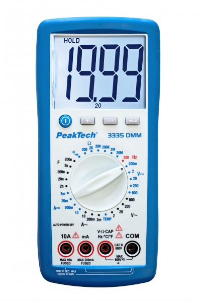 PeakTech 3335 - Multimètre 2000 points de mesure de la température