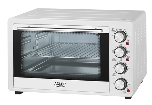 Mini-forno Adler AD 6001 1600W di colore bianco