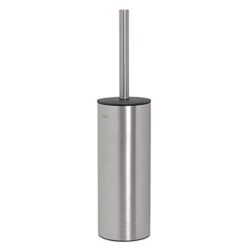 Tiger Noon toilet brush detached hygienic thanks to removable insert and lid W x H x D toilet brush brushed stainless steel