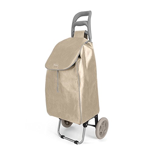 Metaltex Aster Shopping Trolley Metal and Fabric 100x65x20 cm gold 