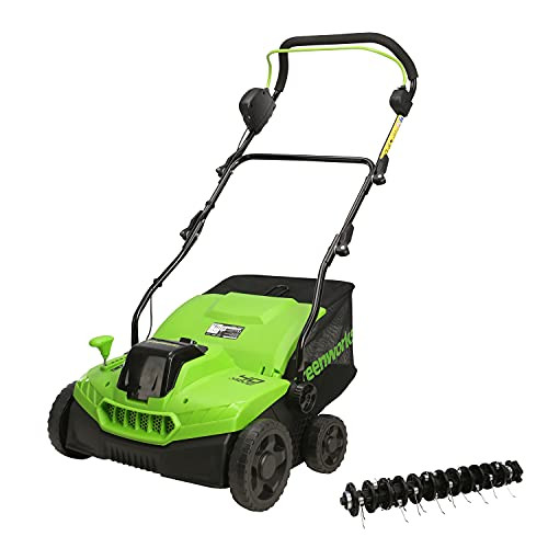 Green Works 40V battery Verticutter GD40SC36 Li-Ion 40V 36cm working width of 3900 rpm with four different working heights adjustable without battery and charger