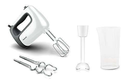 Tefal HT4611 Prep'Mix + hand mixer slider button with 5 speeds + Turbo incl. Accessories 500 watts