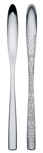 Alessi MW03 35 Dressed latte spoon 6 pieces in steel mirror polished