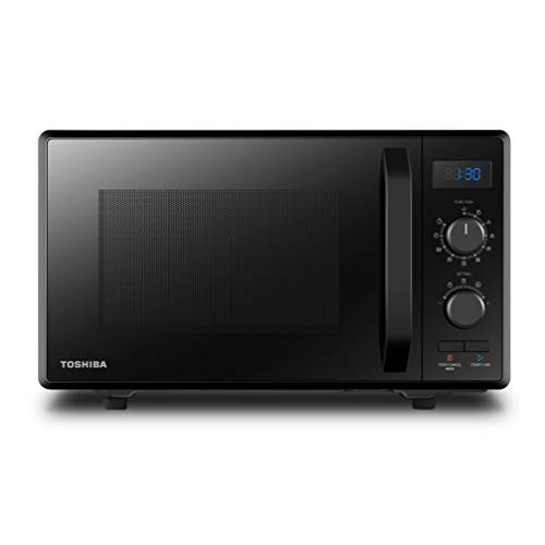Toshiba MW2-AG23PBK microwave oven with grill and combination boiler 8 menu cards turntable with position memory 23 l