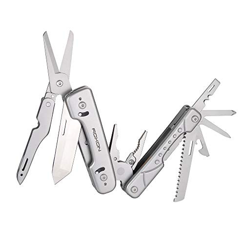 Roxon S802 Phantom Multi Tool Pliers and scissors with Replaceable Knife and Wire Cutters Innovative New 2020