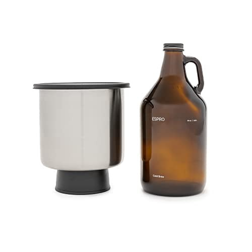ESPRO Cold Brew 1,89 Liter edelstahl Kaffeebereiter für kaltgebrühten Kaffee oder Tee