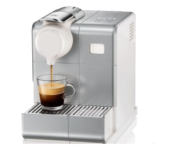 De Longhi EN 560.S Lattissima táctil blanco de la plata Nespresso - máquina de cápsula de café