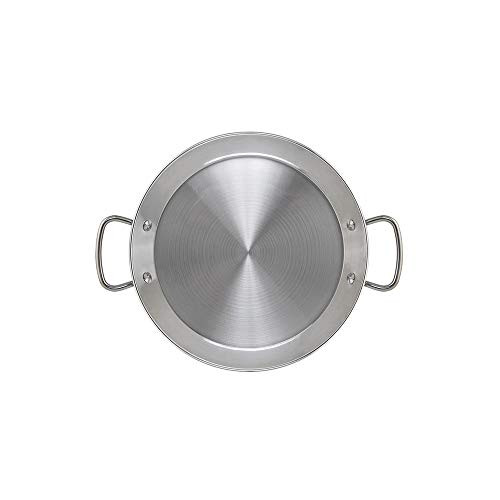 Metaltex 739860000 paella pan induction stainless Solid Stainless