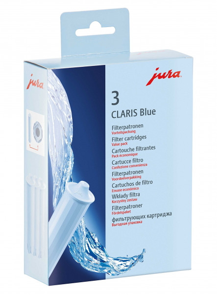 JURA Claris cartucho de filtro azul 3-Pack