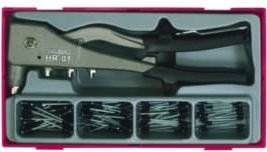 Teng Tools Riveter hefboom kit met klinknagels 81 elementen TTHR81