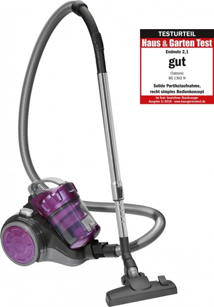 Clatronic bagless vacuum cleaner BS violet 1302-85 dB - 220-240 V
