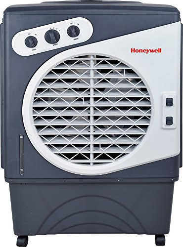 Honeywell evaporative air cooler 60 L water tank energy efficient cools and purifies the air to 80 m²