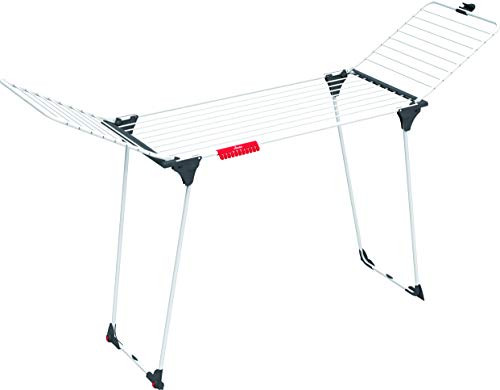 Vileda Magnum wing drying rack XXL clotheshorse with 24 m length and dry wheels