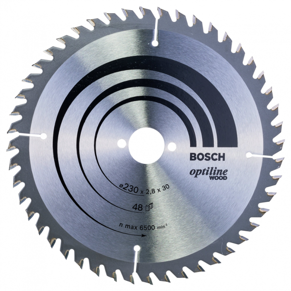 Disco de hoja de sierra Bosch Optiline 2608640629 230 mm Carbide